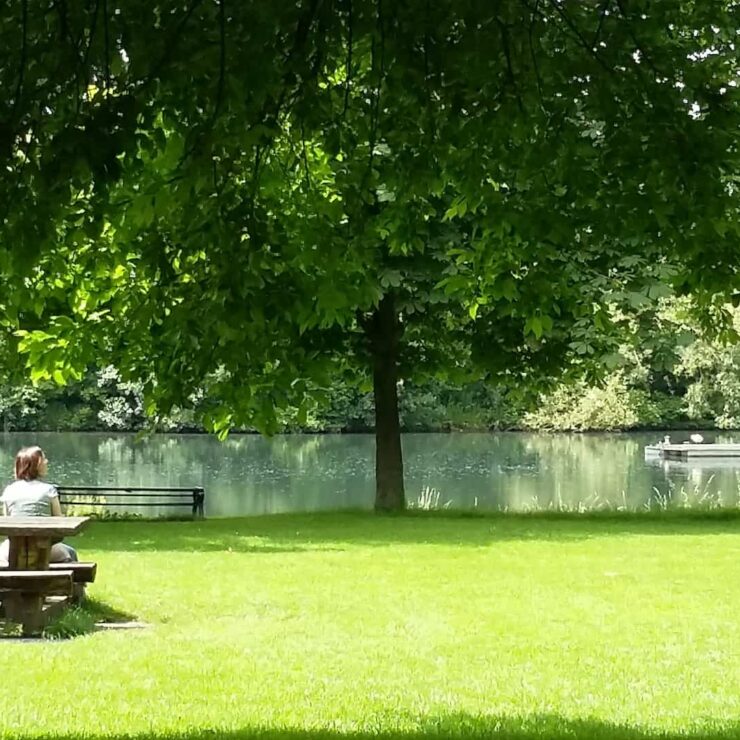 Pause près de l'eau